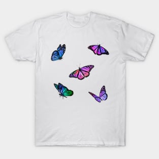 Moonlight Butterflies Sticker Pack T-Shirt